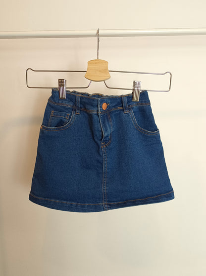OTRAS. Falda denim cortita T.7-8 años