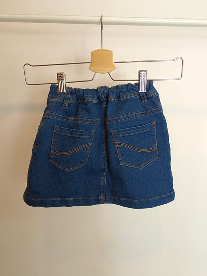 OTRAS. Falda denim cortita T.7-8 años