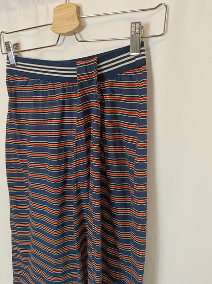 SISLEY. Striped midi skirt T.xs