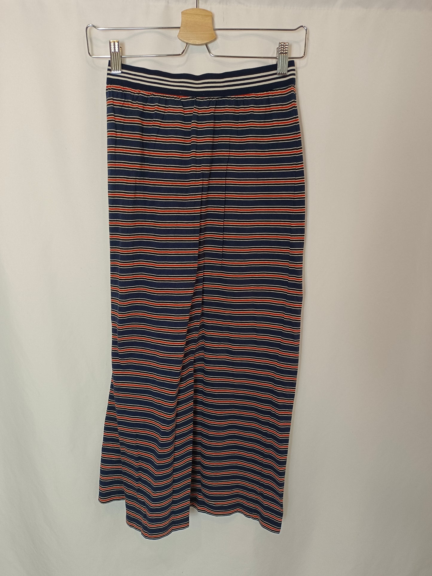 SISLEY. Striped midi skirt T.xs