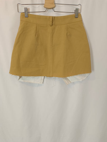 STOREST. Falda beige botones T.s/m