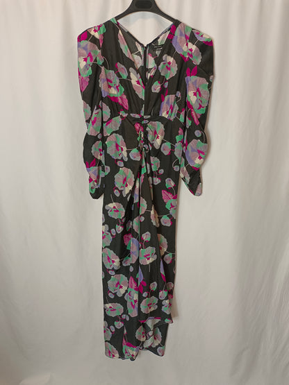 ISABEL MARANT. Silk print midi dress. XS