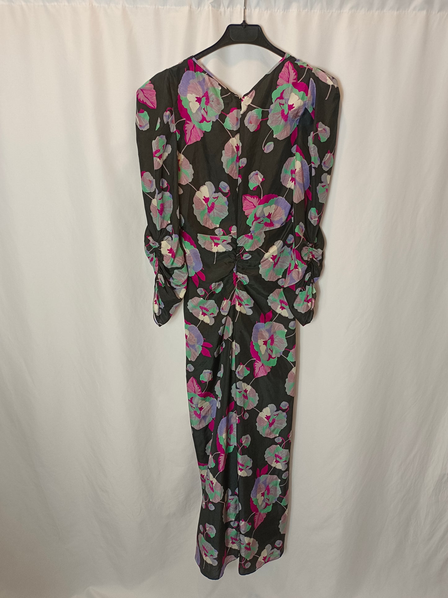 ISABEL MARANT. Silk print midi dress. XS