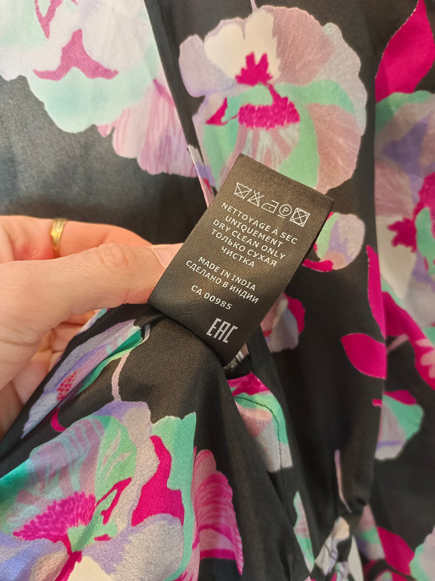 ISABEL MARANT. Silk print midi dress. XS