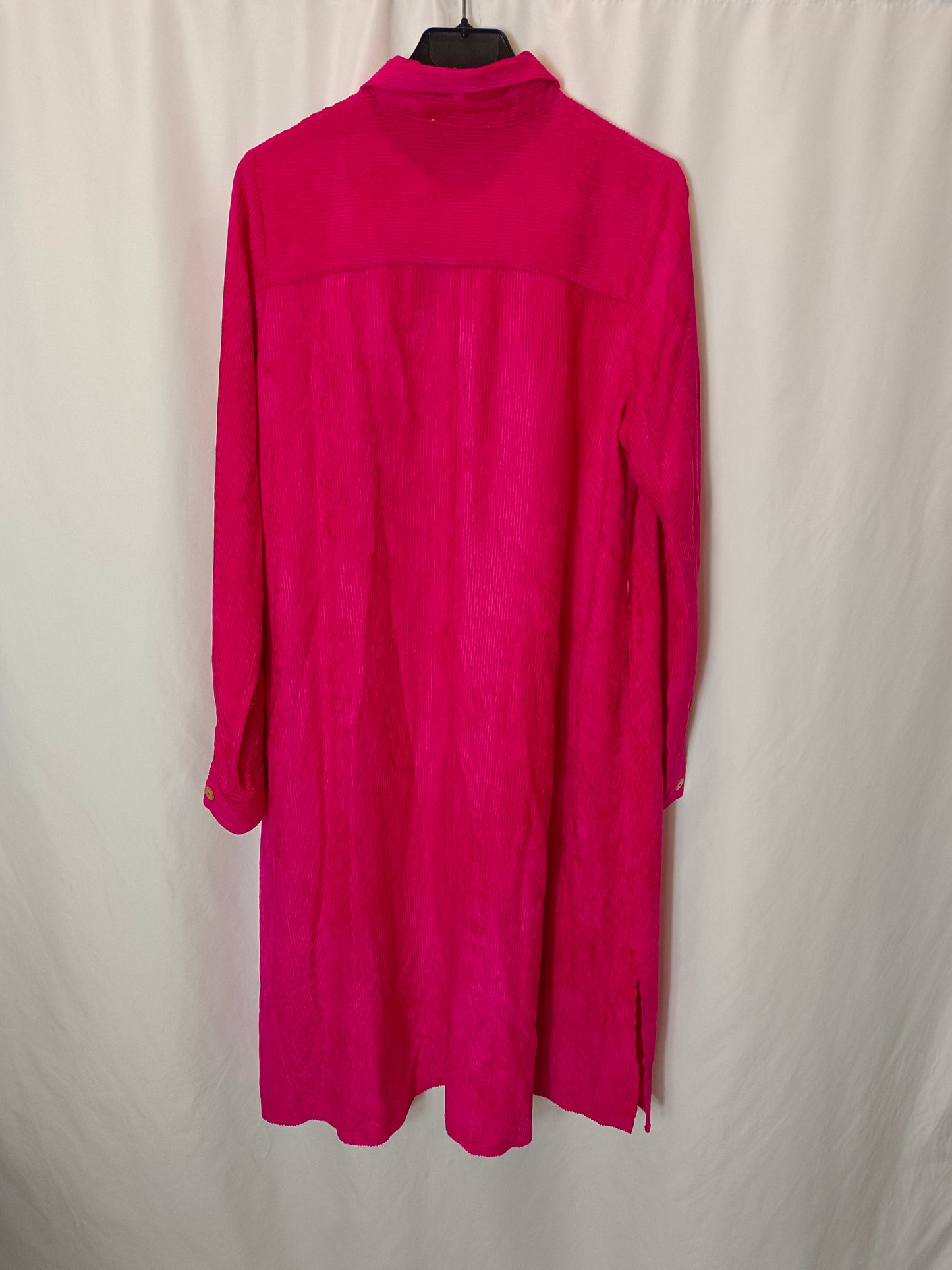 FORTE FORTE. Long fuchsia textured dress/jacket. Size 0 (XS/S)
