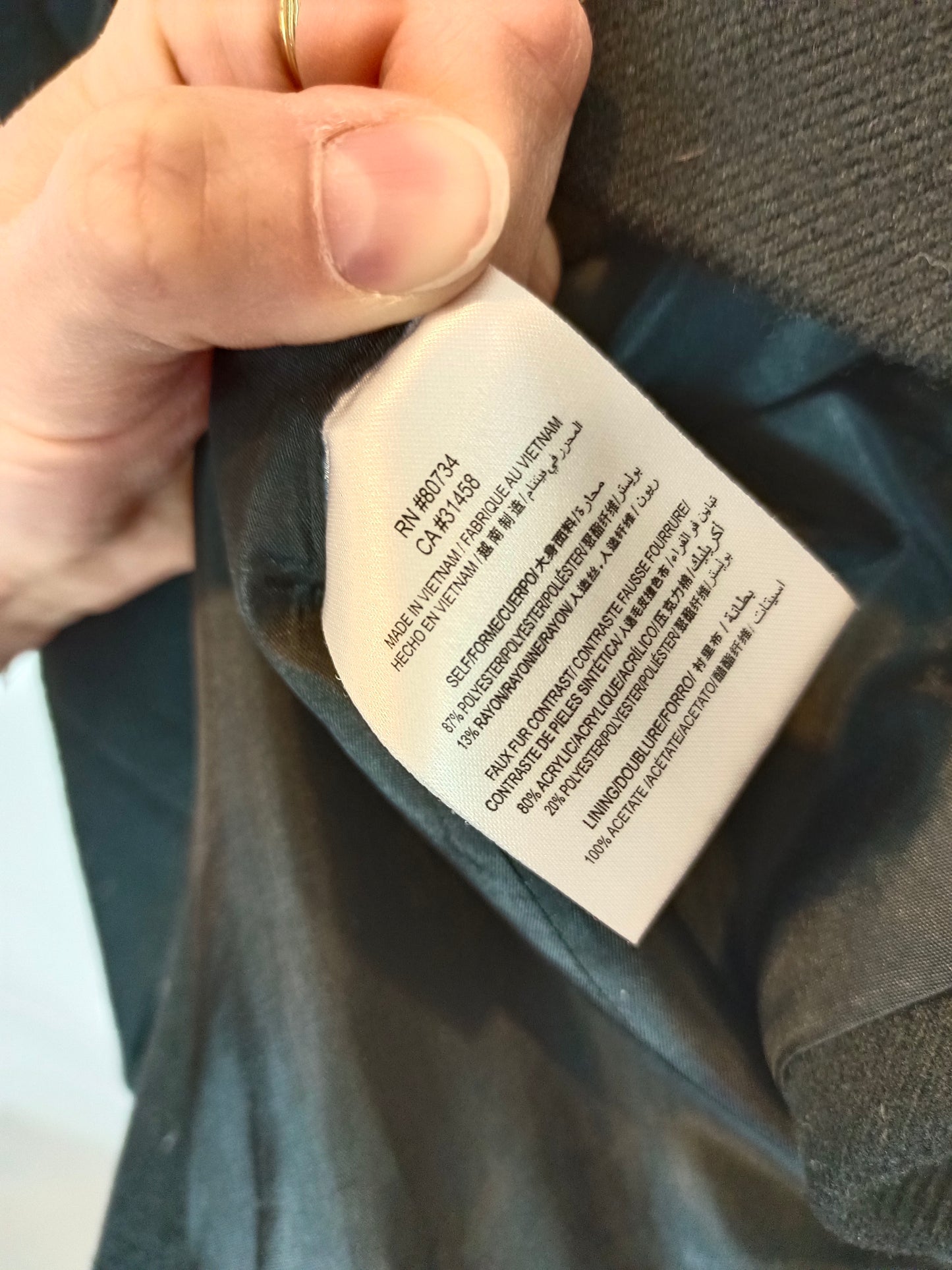 BCBG. Black double-breasted jacket. Size XS