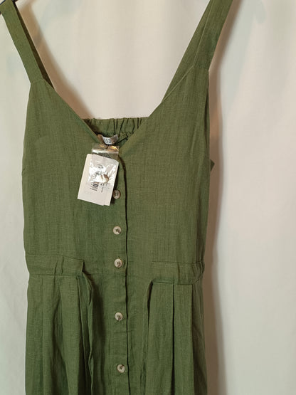 TOWERS BY ANDREA. Vestido midi verde T.m