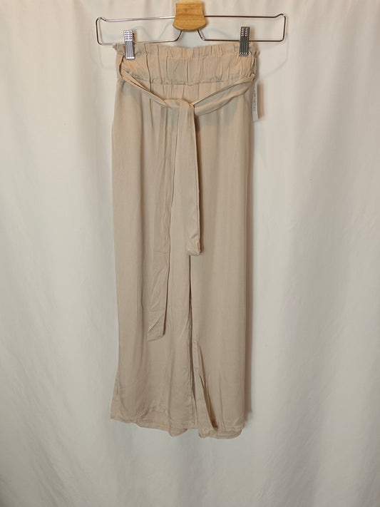 TOWERS BY ANDREA. pantalón fluido beige Tu(S)