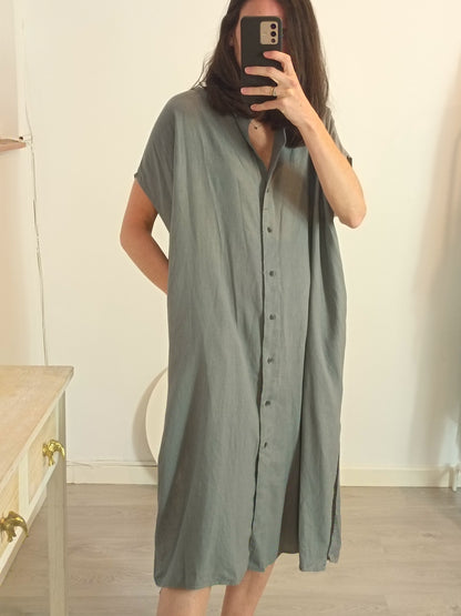 UNIQLO. Ts gray shirt dress