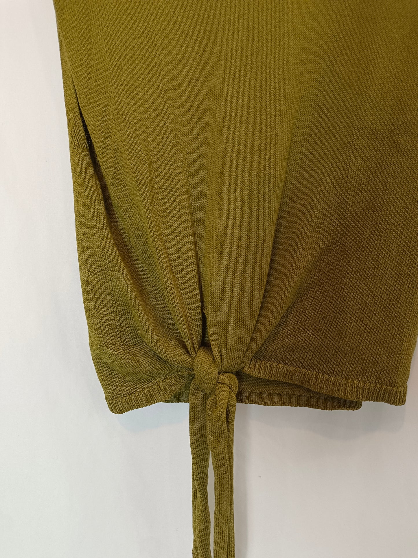 MASSIMO DUTTI. Total look punto verde T.m