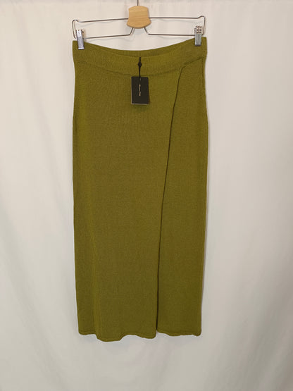 MASSIMO DUTTI. Total look punto verde T.m