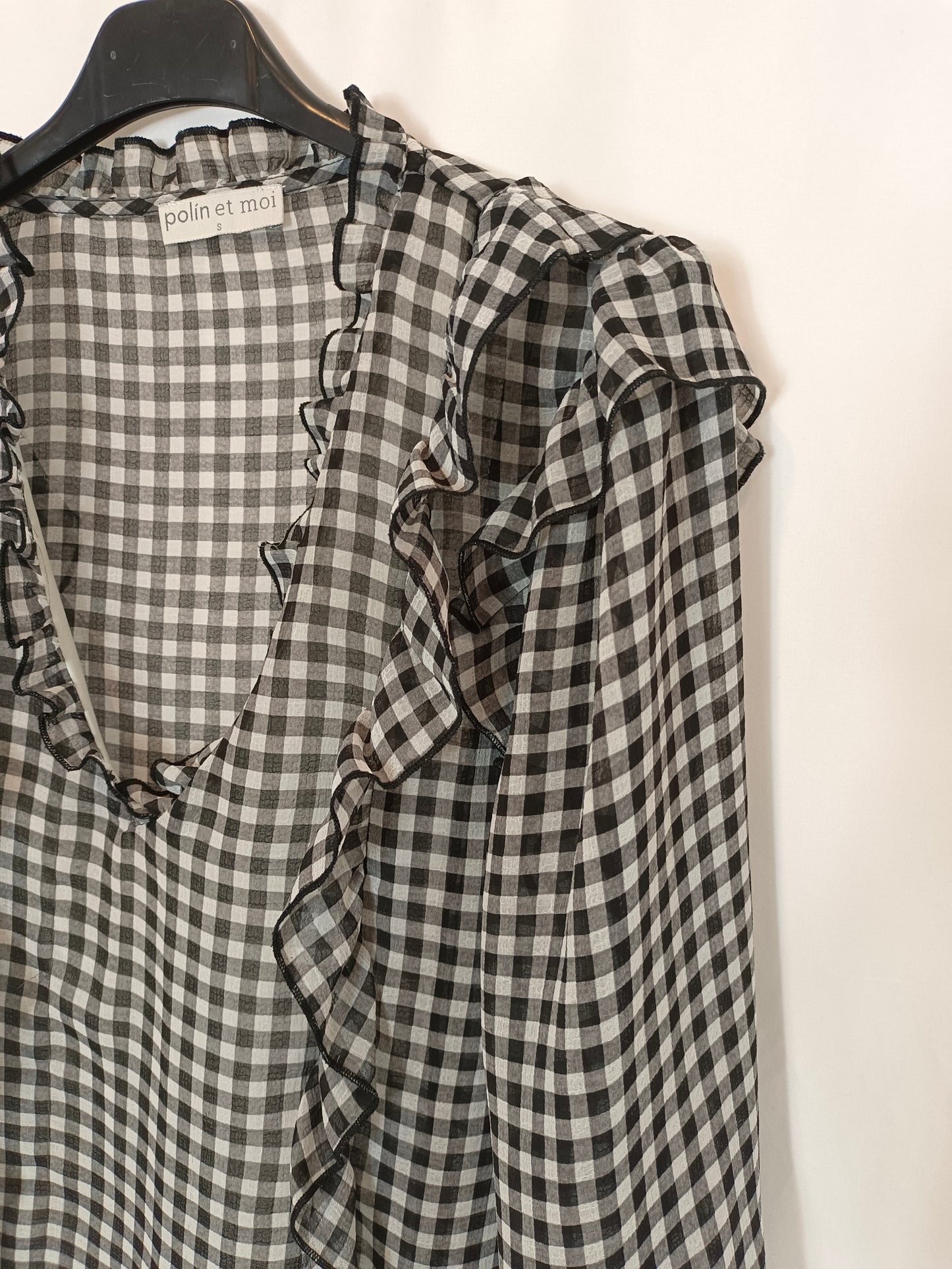POLIN ET MOI. Ts gingham blouse