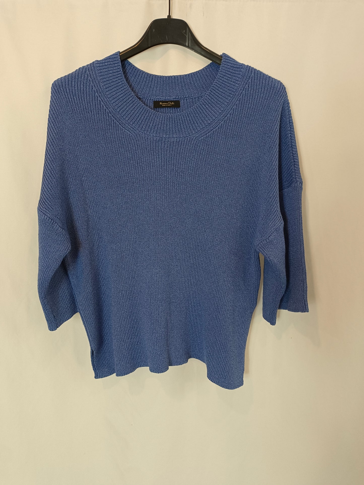 MASSIMO DUTTI. T.xs blue knit top