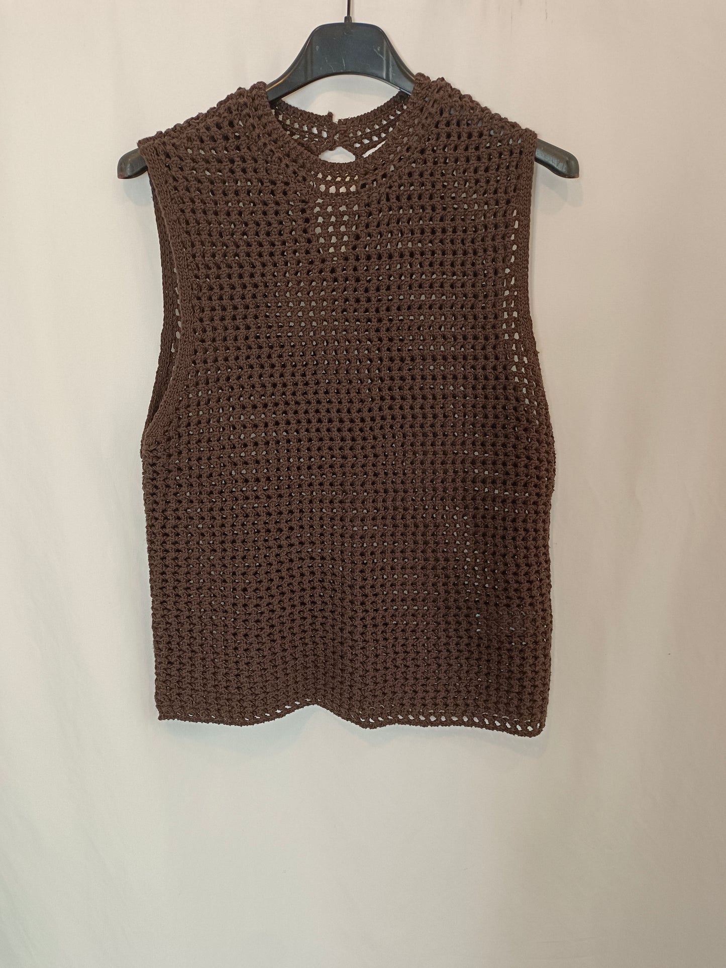 ZARA. Total look punto marrón T.m/l