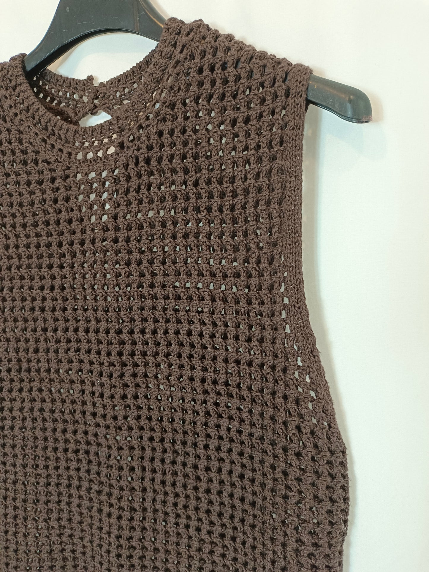 ZARA. Total look punto marrón T.m/l