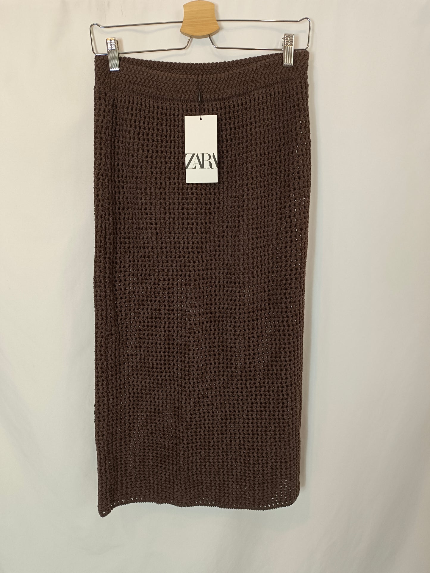 ZARA. Total look punto marrón T.m/l