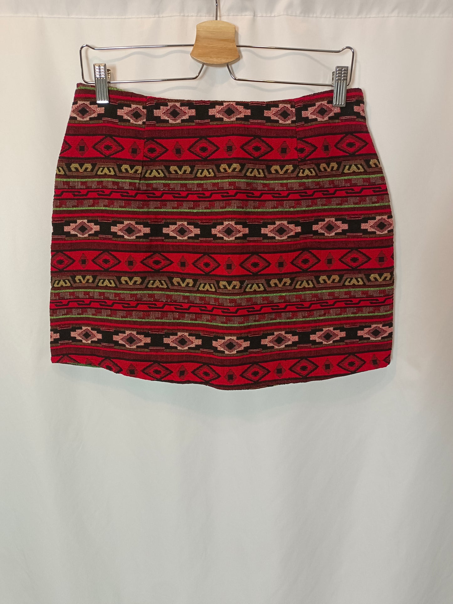 OTHER. Ethnic print textured skirt. TL