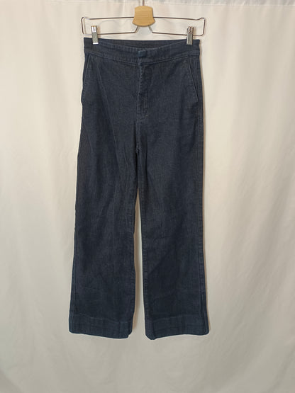 MASSIMO DUTTI. Flared denim pants T.36