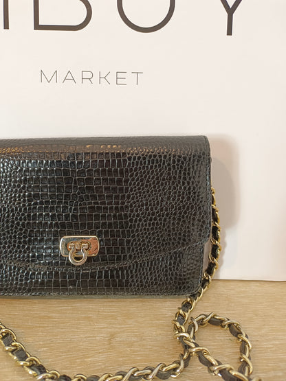 OTHERS. Black chain bag