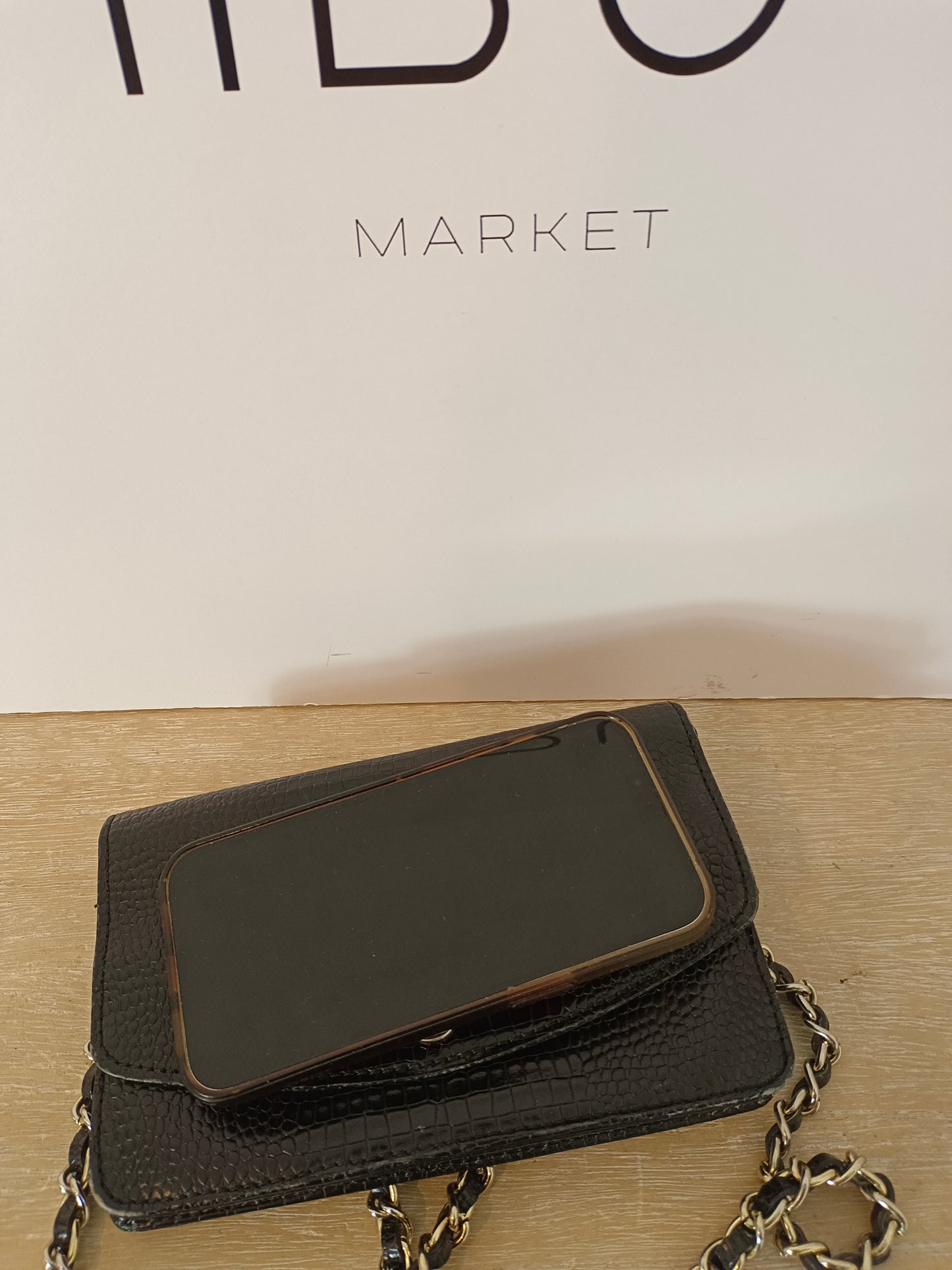 OTHERS. Black chain bag