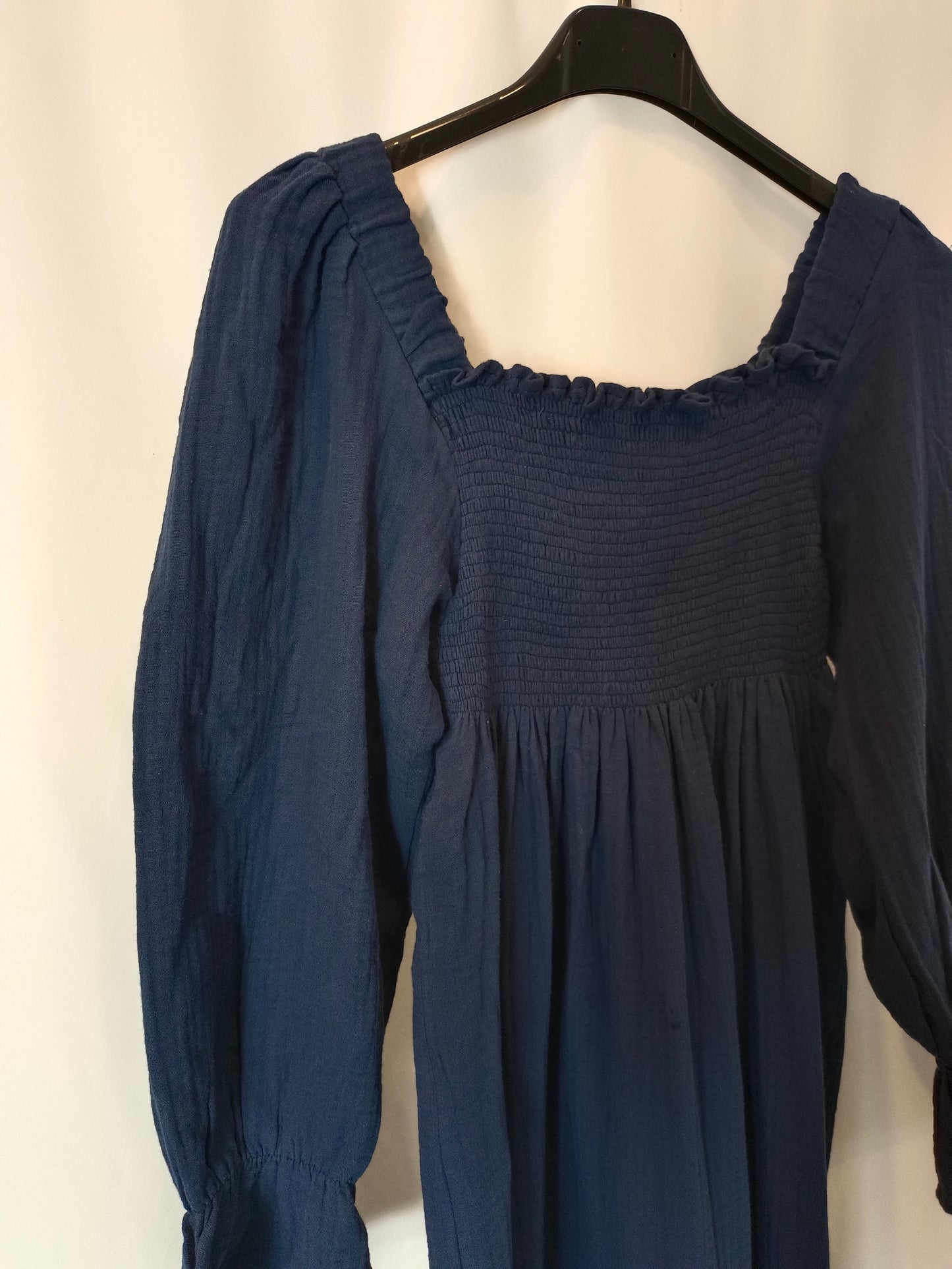 DELUEM X ITZIAR AGUILERA. Bambu blue dress TU(S)