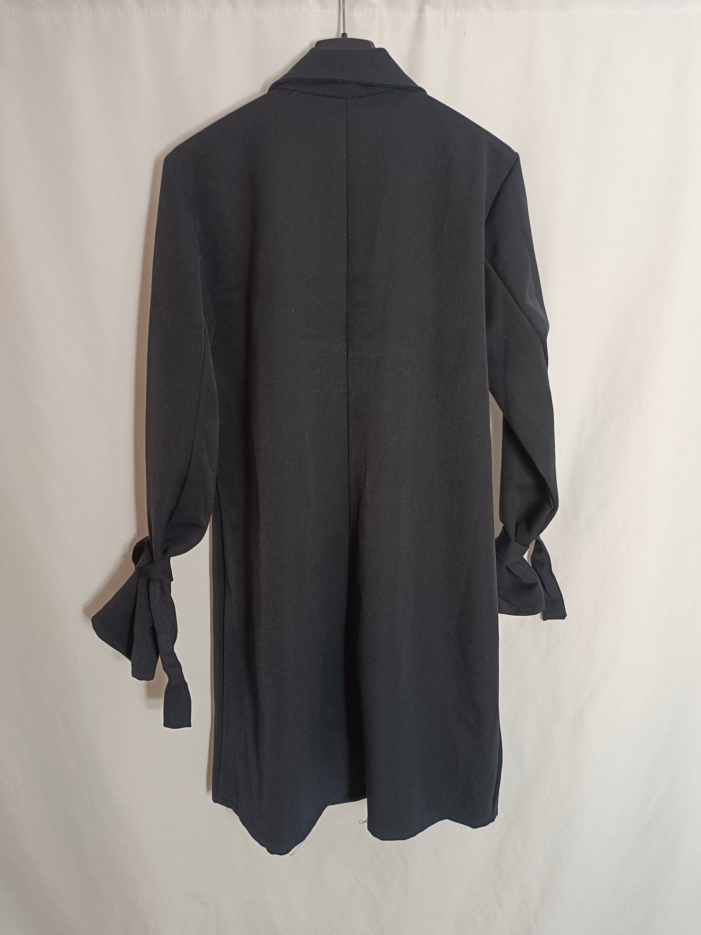 VALENTINA. Long black jacket Tl