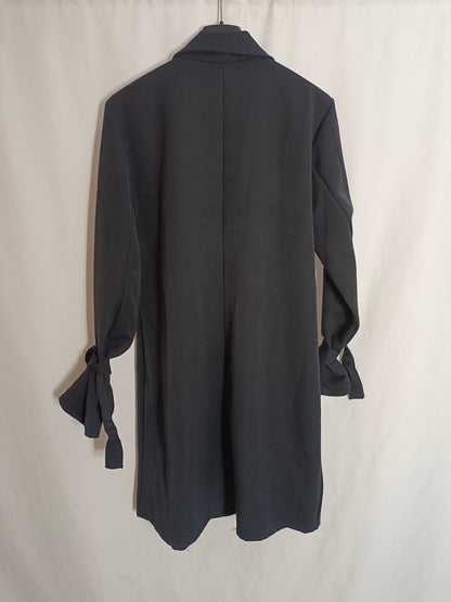 VALENTINA. Long black jacket Tl