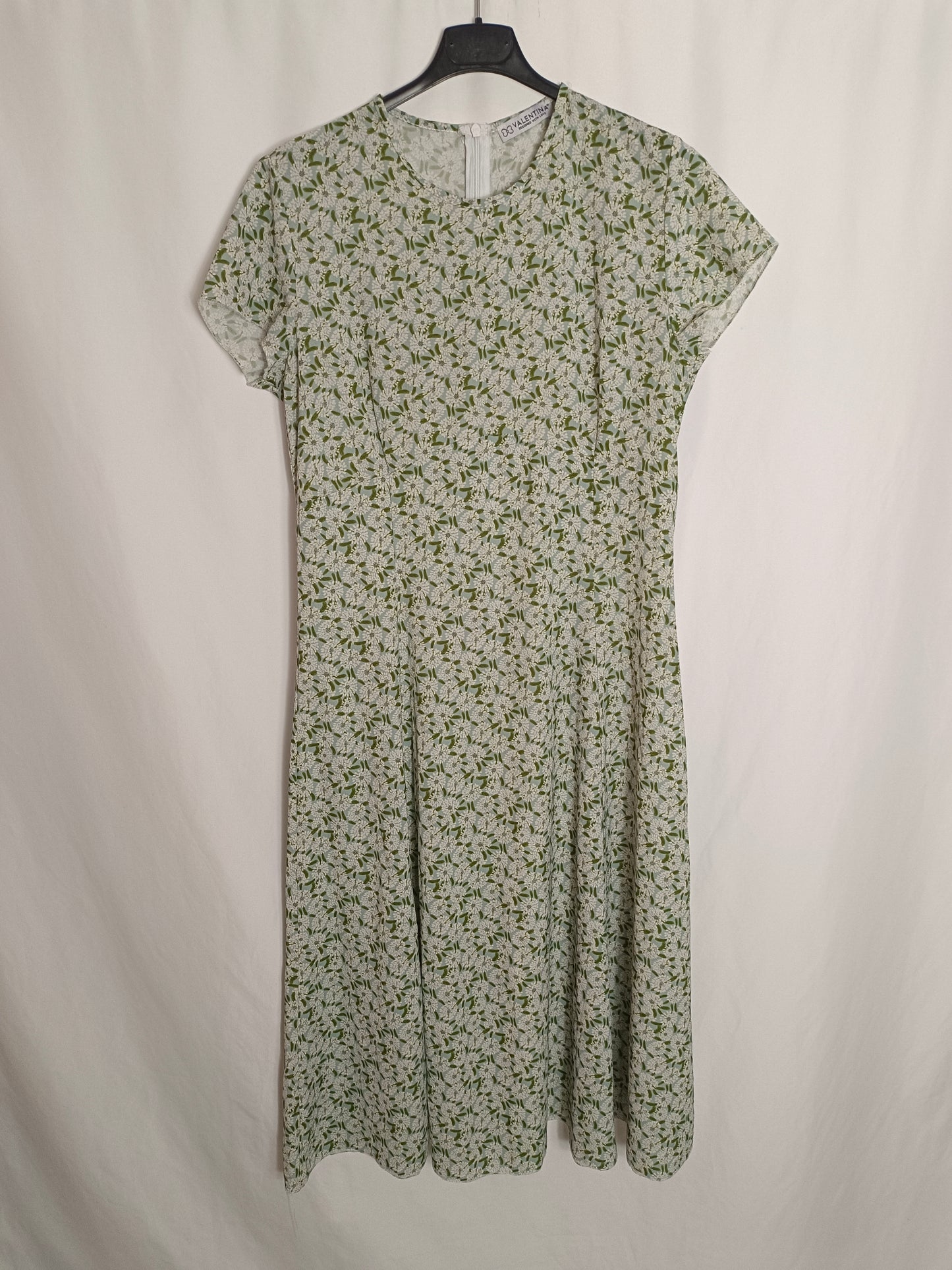 VALENTINA. Blue floral dress Tl