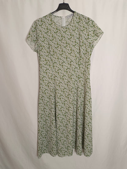 VALENTINA. Blue floral dress Tl