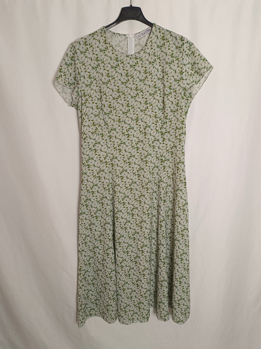 VALENTINA. Blue floral dress Tl