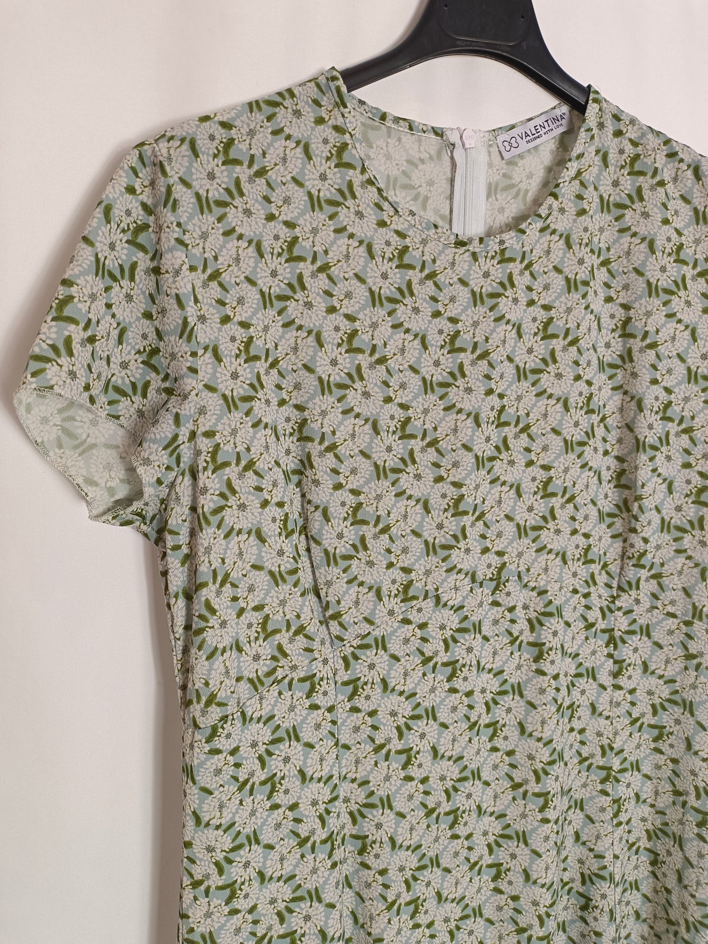 VALENTINA. Blue floral dress Tl