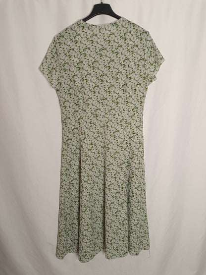 VALENTINA. Blue floral dress Tl