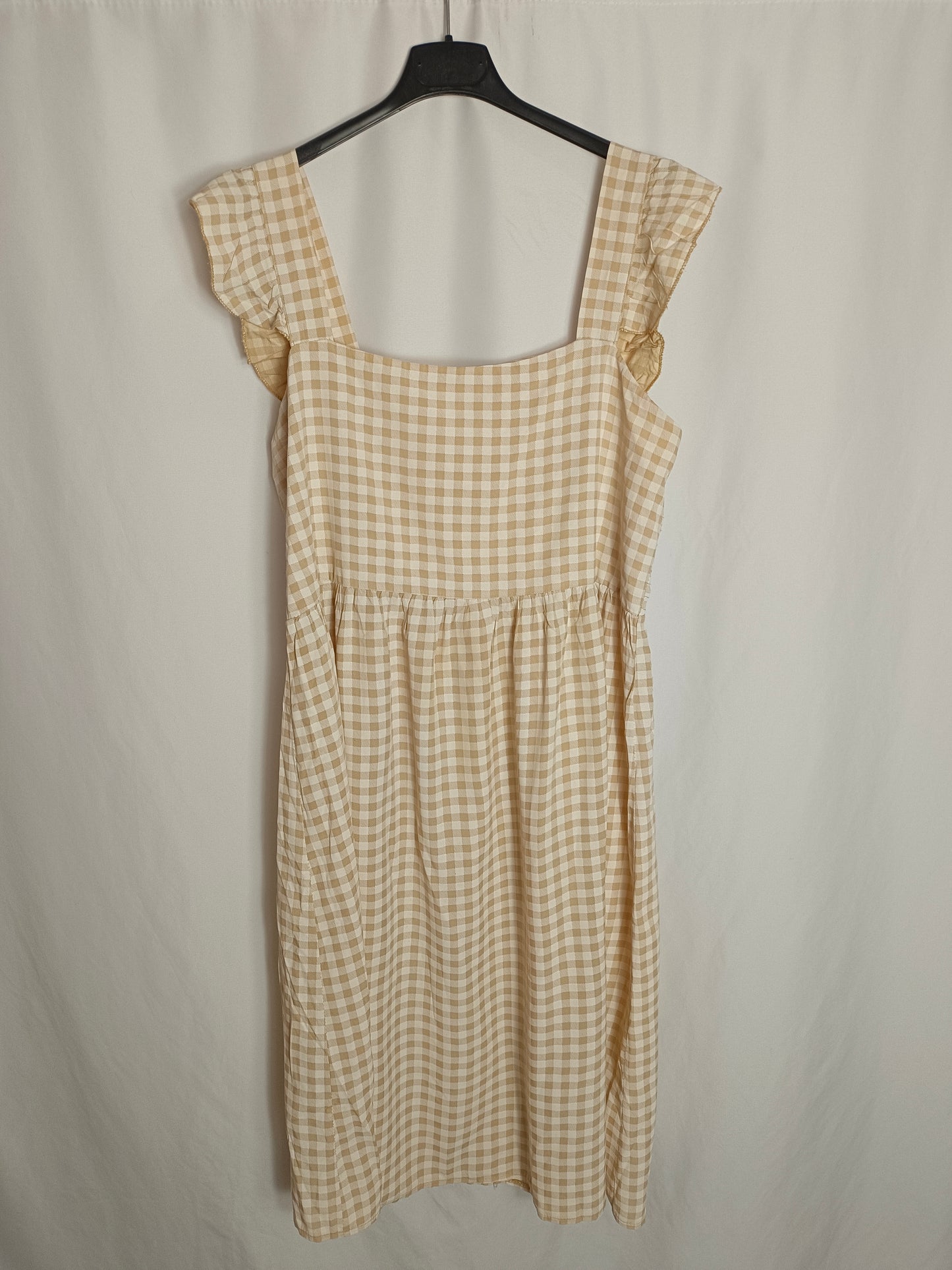 HARMONIES. Short checked dress Tl