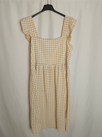 HARMONIES. Short checked dress Tl