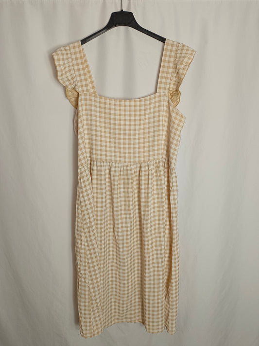 HARMONIES. Short checked dress Tl