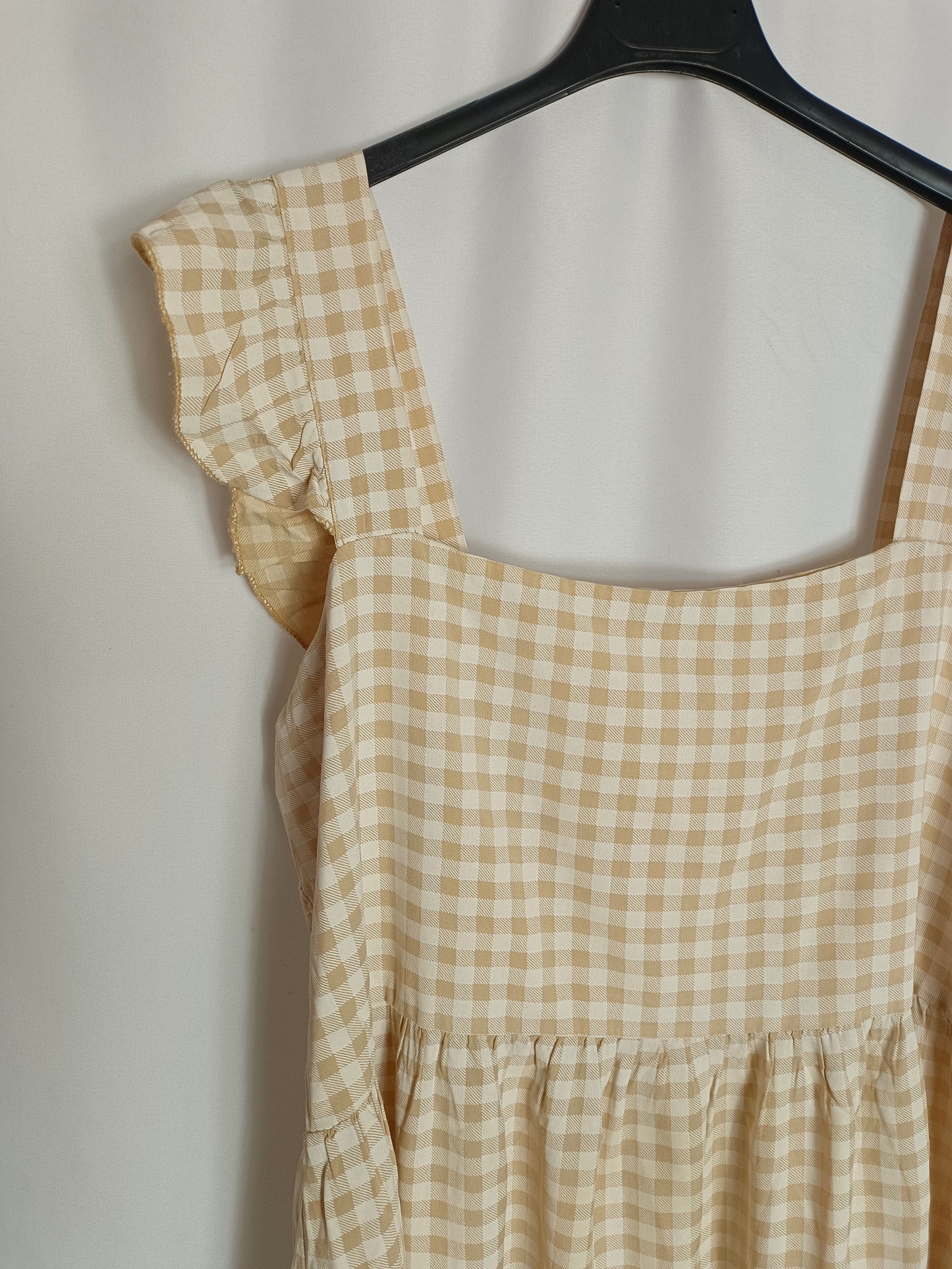 HARMONIES. Short checked dress Tl