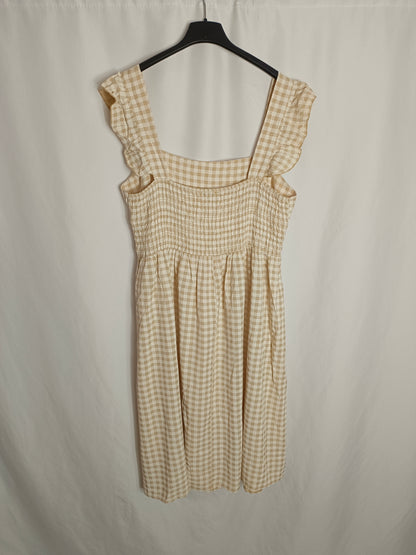 HARMONIES. Short checked dress Tl