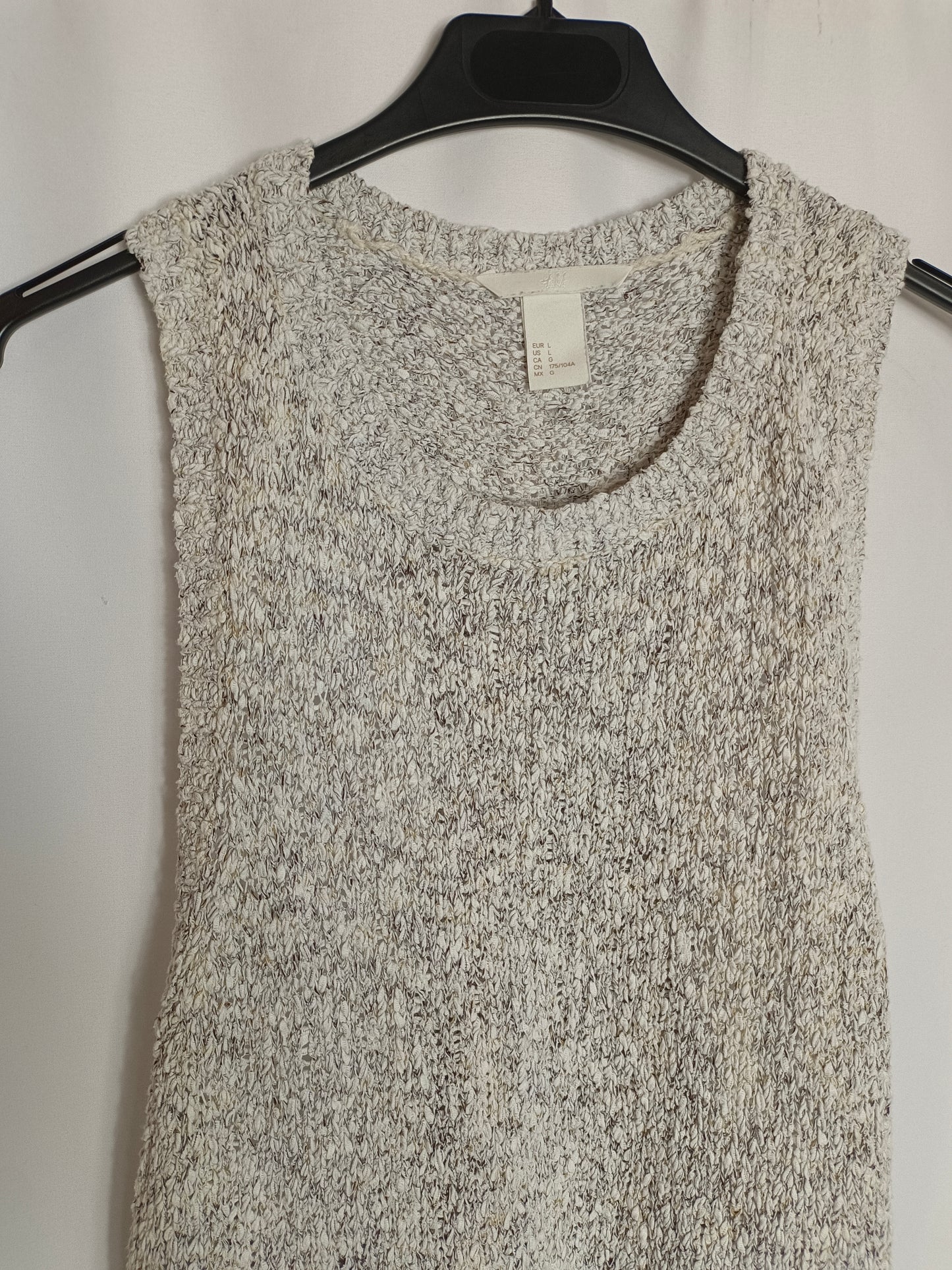 H&amp;M. Heathered knit top Tl