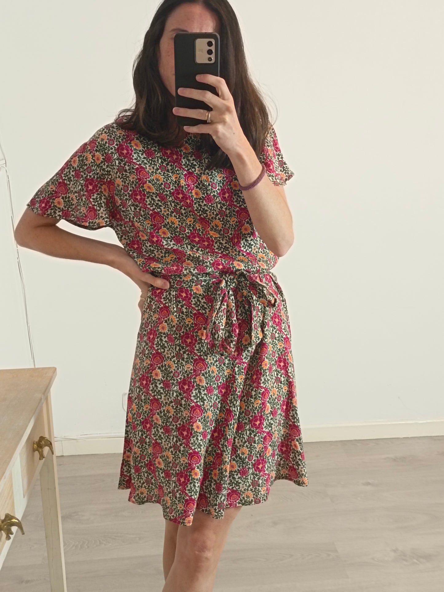 TRUCCO. Vestido estampado flores T.m