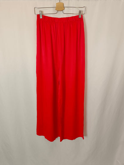 CELINA. Pantalón rojo fluido T.u(36)