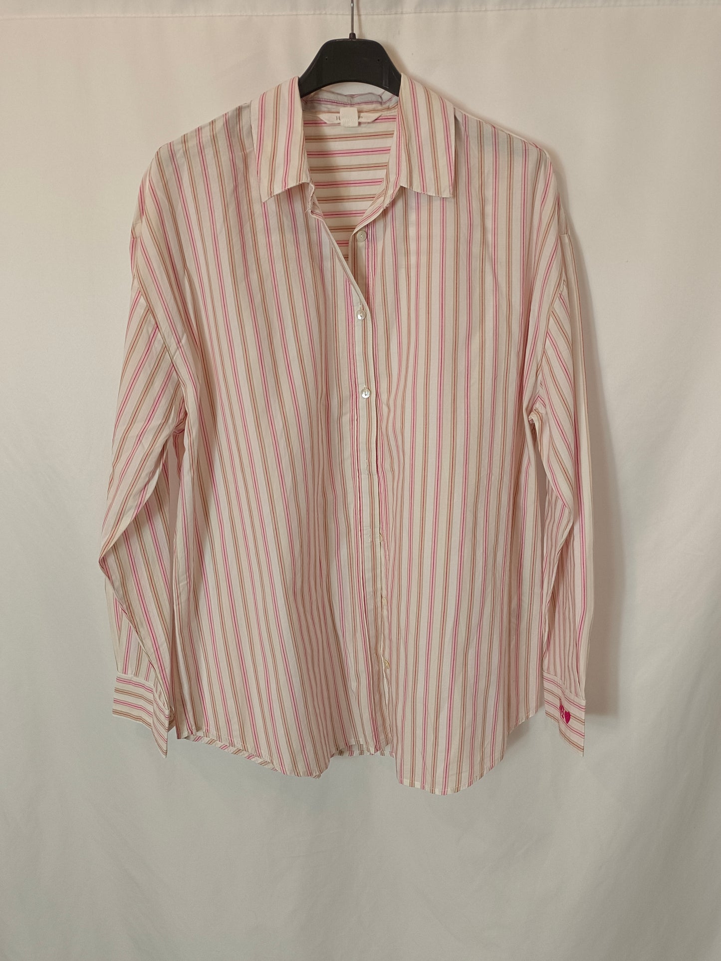 HIGH SPIRITS. oversized striped shirt Ts