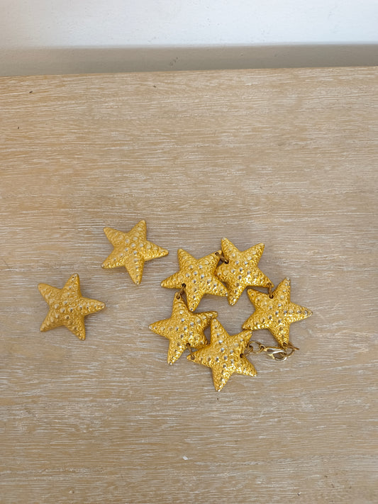 OTHERS. Star bracelet and earring set
