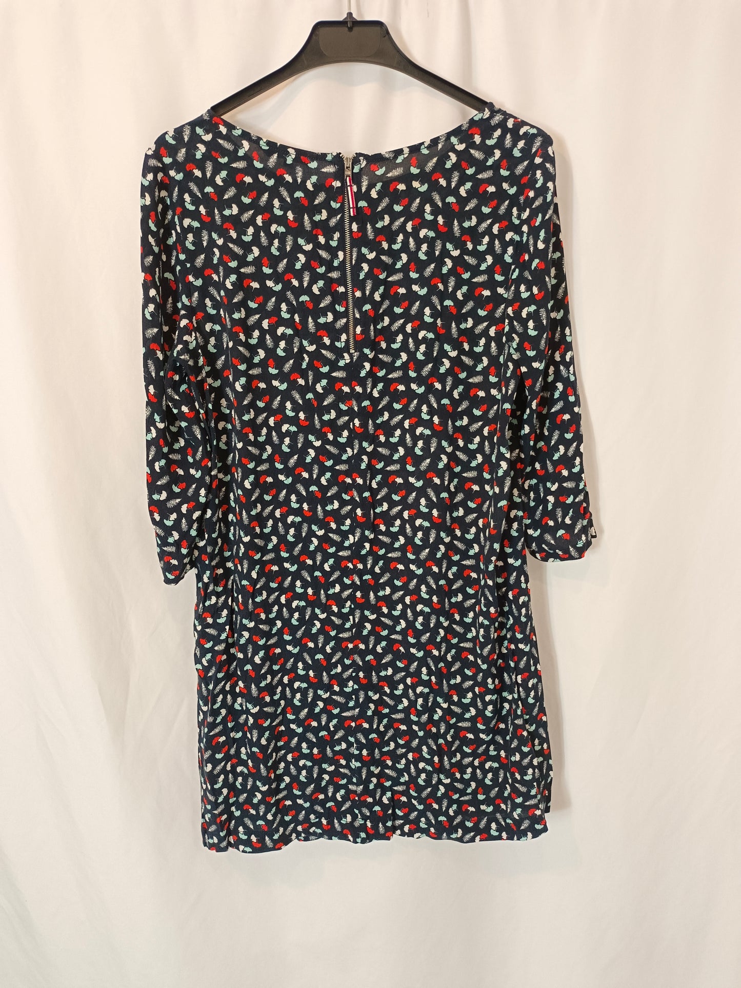 TOMMY HILFIGUER. Short blue printed Ts dress