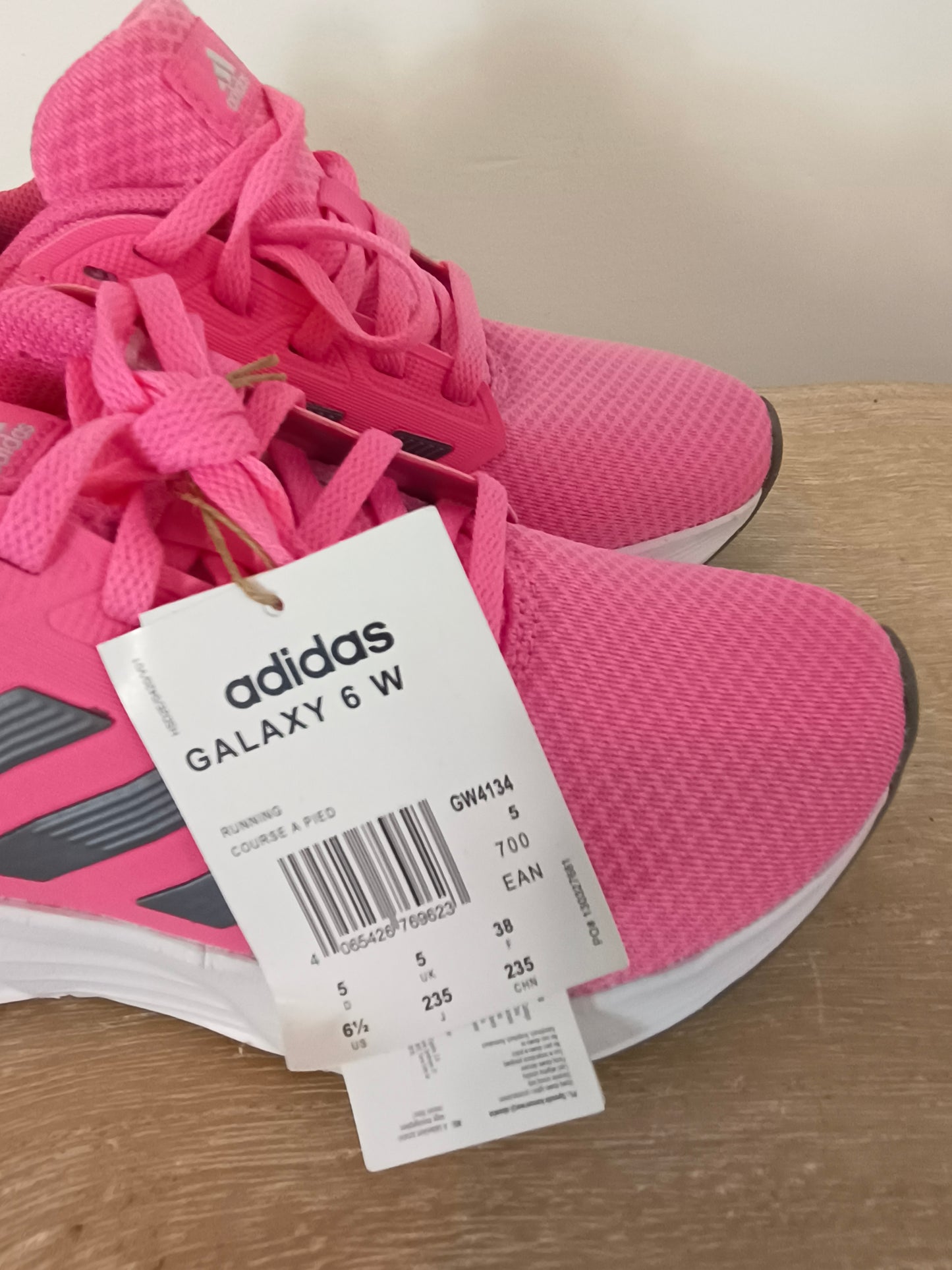 ADIDAS. Pink sneakers size 38