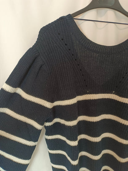 KIABI. Blue striped Tm sweater
