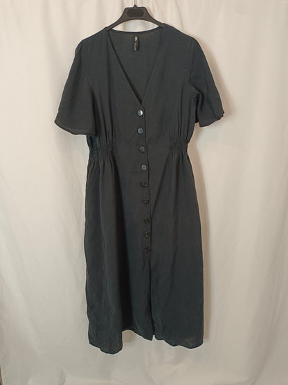 ZARA. Black buttoned dress Tl
