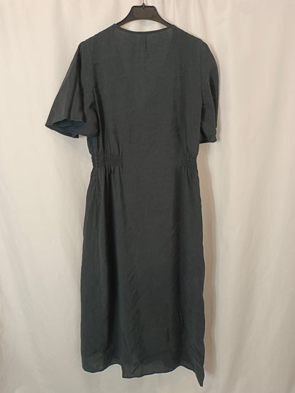 ZARA. Black buttoned dress Tl