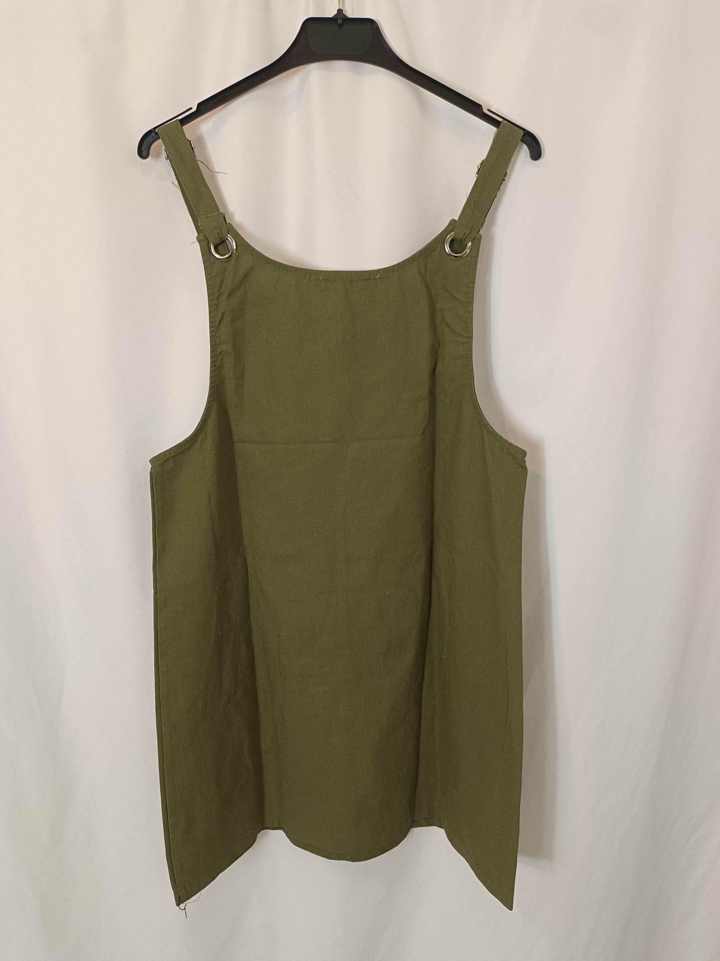 MULAYA. Wide green dungarees TL