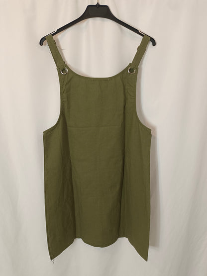 MULAYA. Wide green dungarees TL