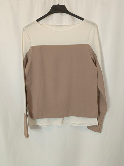 ZARA. Two-tone fluid top Ts